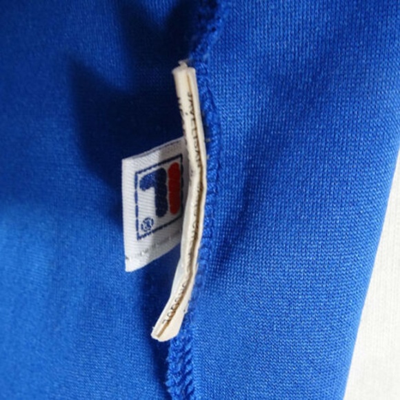 FILA Men's T-shirt Blue Athletic Authentic Sports - Picture 7 of 8